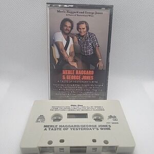 Merle Haggard & George Jones A Taste Of‎ Yesterdays Wine Cassette Tape 1982